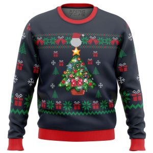 Nintendo Tree Ugly Christmas Sweater, Gift…