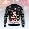 La-La-La Flossing Santa Claus Ugly Christmas Sweater, Gift For Christmas 2023