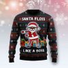 Santa Floss Ugly Christmas Sweater, Best Gift For Christmas 2023