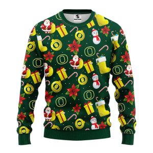 Santa Claus Snowman Christmas Ugly Sweater,…