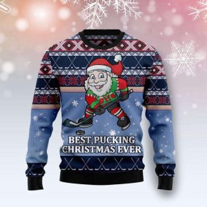 Santa Hockey Best Pucking Christmas Ever…