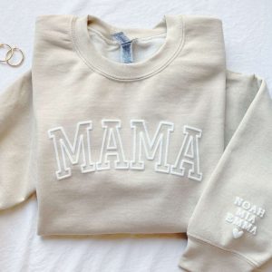 Personalized Mama Sweatshirt With Kid Names…