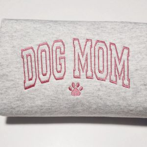 Embroidered Dog Mama Sweatshirt, Embroidered Christmas…