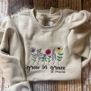 Embroidered Grow in Grace Sweatshirt, Best…