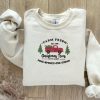 Christmas Farm Fresh Truck Embroidered Sweatshirt, Best Gift For Christmas