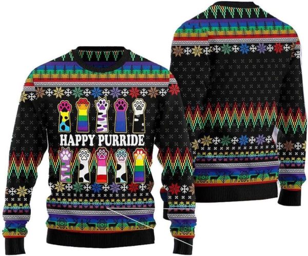 Cat  For Men Women Pullover Holiday Vacation Sweater For Men Women