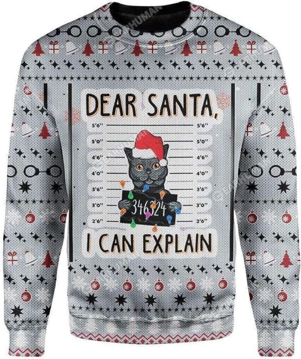 Cat  For Men Women Pullover Holiday Vacation Sweater For Men Women