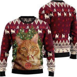 Cat For Men Women Pullover Holiday…