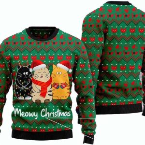 Cat For Men Women Pullover Holiday…