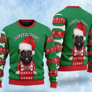 Personalized Photo Ugly Christmas Sweater, Gift…