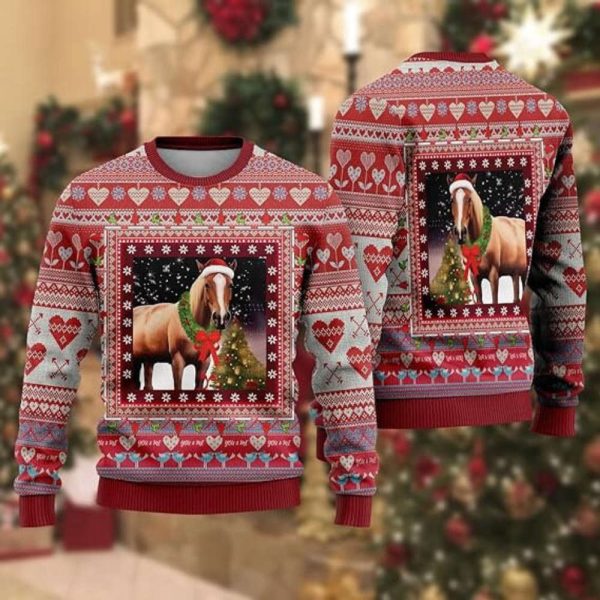 Horse Lovers Men’s Ugly Christmas, Ugly Christmas Sweater, For Christmas Gifts