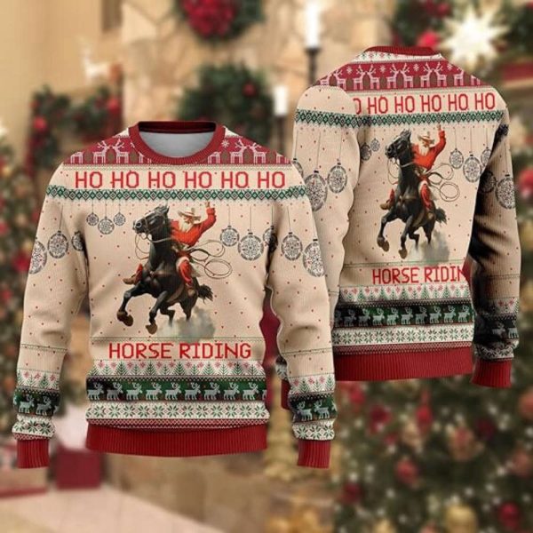 Horse Lovers Men’s Ugly Christmas, Ugly Christmas Sweater, For Christmas Gifts