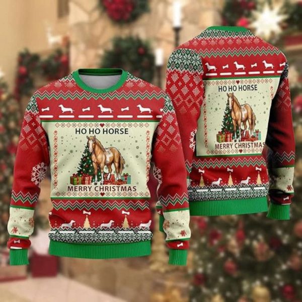 Horse Lovers Men’s Ugly Christmas, Ugly Christmas Sweater, For Christmas Gifts