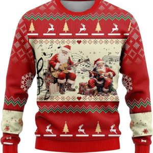 Santa Claus Lovers Men’s Ugly Christmas…