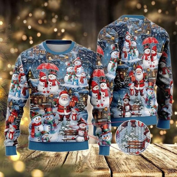 Santa Claus Sweaters for Women, Ugly Christmas Sweater For Men And Women