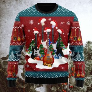 Guitars Christmas Guitarist Music Lovers Gift…