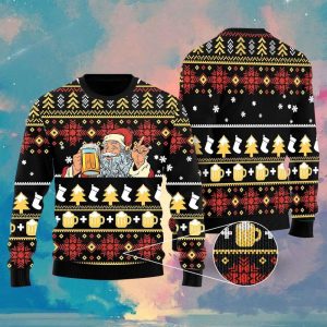 Beer Christmas Ugly Christmas Sweater For…