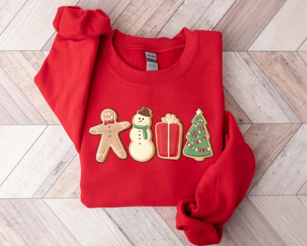 Gingerbread Cookies Sweatshirt, Christmas Matching Sweatshirt Gift For Christmas