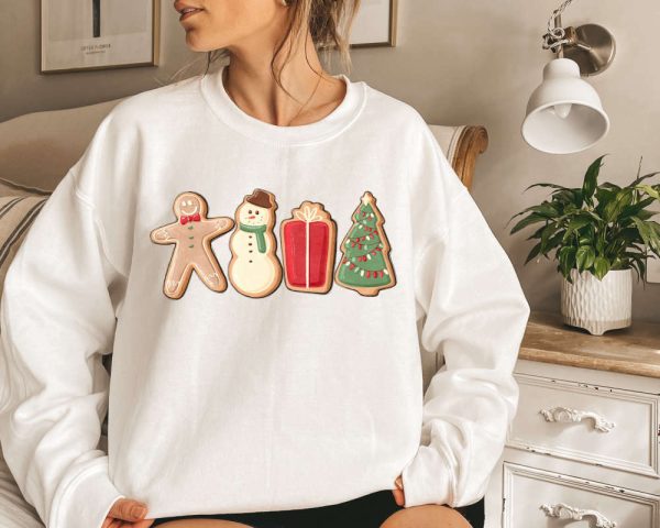 Gingerbread Cookies Sweatshirt, Christmas Matching Sweatshirt Gift For Christmas