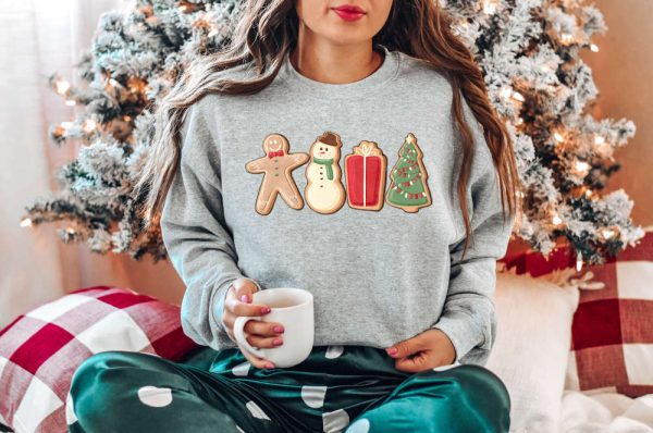 Gingerbread Cookies Sweatshirt, Christmas Matching Sweatshirt Gift For Christmas