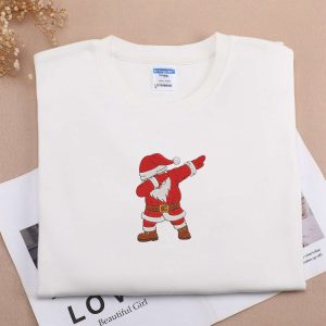 Custom Christmas Embroidered Sweatshirt, Christmas Santa…