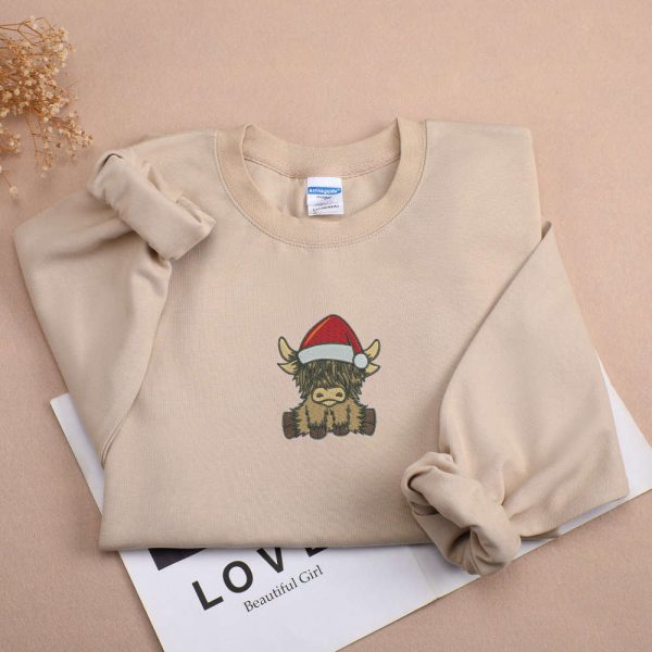 Custom Christmas Embroidered Sweatshirt, Christmas Altair, For Men Women