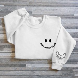 Custom Dog Mom Club Embroidered Sweatshirt…