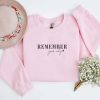 Embroidered Remember Your Why Sweatshirt, Positive Sweatshirt For Family