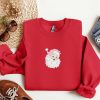 Embroidered Christmas Sweatshirt Embroidered Santa Sweatshirt For Family