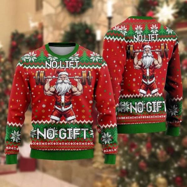 Men’s Ugly Christmas Sweaters, Santa Claus Lovers Ugly Christmas Sweaters For Men