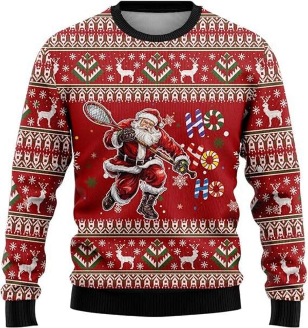 Sporty Santa Claus Sweaters, Ugly Christmas Sweater For Men And Women