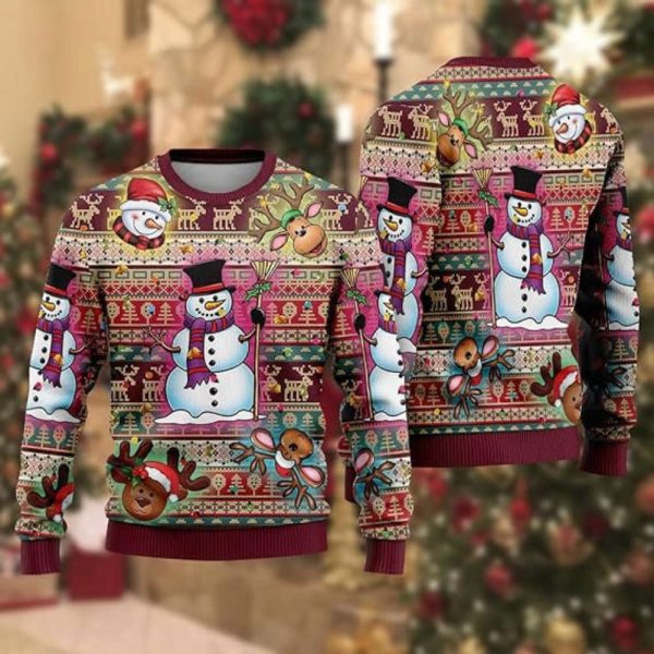 Xmas New Year Ugly Christmas Sweaters, Mens Sweater Xmas Holiday Sweatshirt For Men