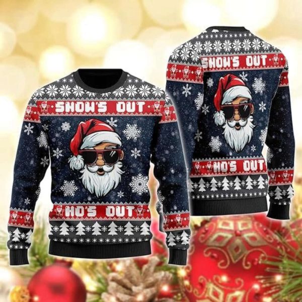 Santa Claus Ugly Christmas Sweater, Santa Mens Crewneck Sweater For Christmas