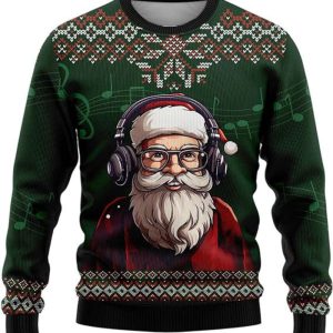 Santa Claus Christmas Sweaters, Ugly Christmas…