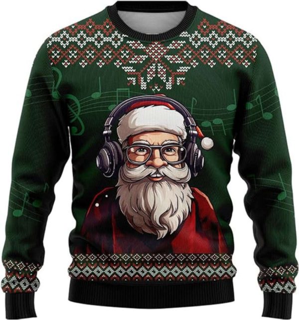 Santa Claus Christmas Sweaters, Ugly Christmas Sweater Men For Christmas