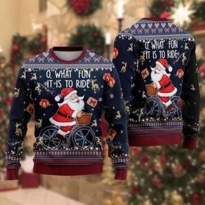 Santa & Jesus Ugly Christmas Sweaters,…