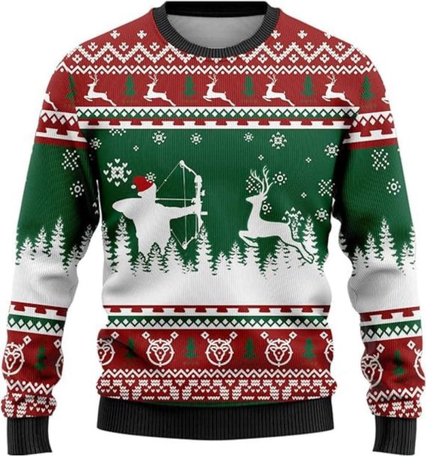 Raccoon Christmas Sweaters,  Christmas Animals Crewneck Sweatshirt For Men