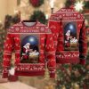 Santa & Jesus Ugly Christmas Sweaters, Merry Christmas Mens Sweater For Christmas