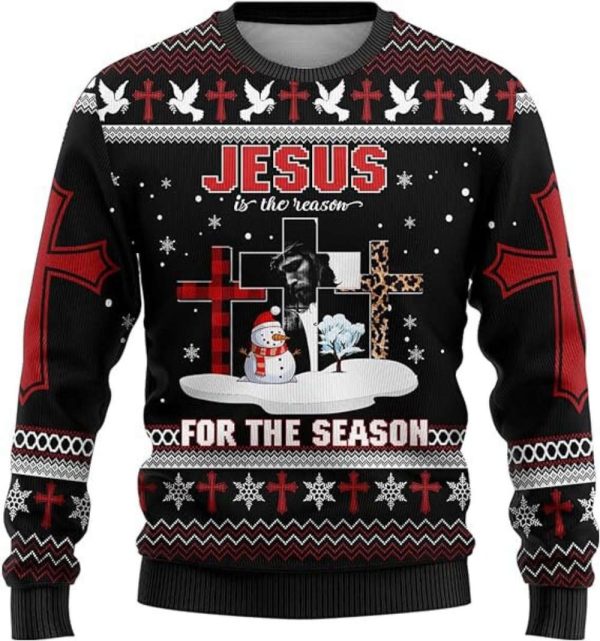 God Christmas Sweaters, Birthday Ugly Christmas Sweater Gift For Family