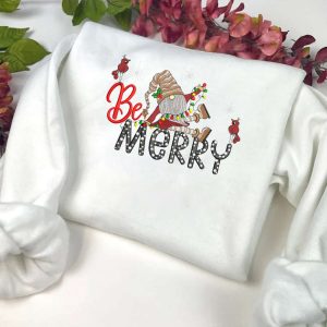 Christmas Gnomes Machine Embroidery Sweatshirt, Best…