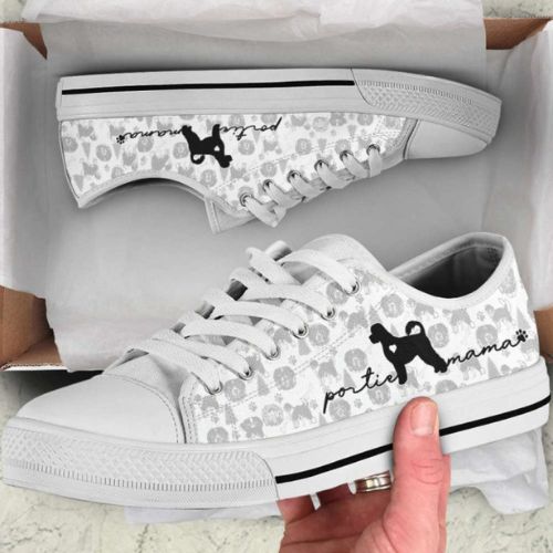Stylish Portuguese Water Dog Sneakers – Low Top Shoes for Dog Lovers