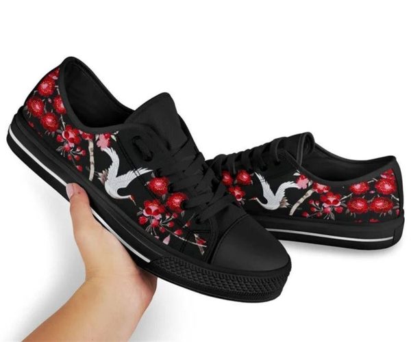 Bird Cherry Blossom Low Top Shoes – Low Top Shoes Mens, Women