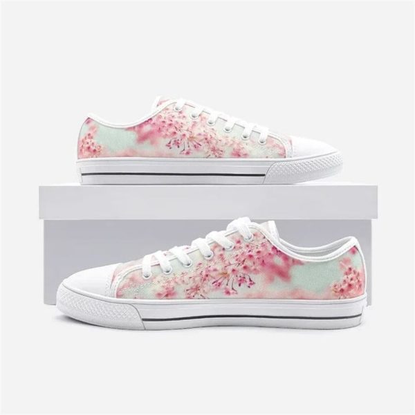 Cherry Blossom Pink Low Top Shoes – Low Top Shoes Mens, Women