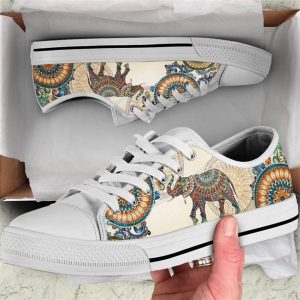 Elephant Ethnic Style Canvas Low Top Shoes Low Top Shoes Mens Women 2 pto9rh.jpg