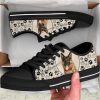 German Shepherd Dog Pattern Brown Canvas Low Top Shoes Pattern Brown Canvas Low Top Shoes – Low Top Shoes Mens, Women