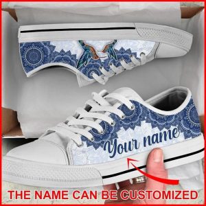 Hummingbird Mandala Luxury Personalized Canvas Low Top Shoes Low Top Shoes Mens Women 2 ible5g.jpg