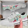 Llama Flower Watercolor Low Top Shoes…