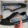 March Girl License Plates Canvas Low Top Shoes – Low Top Shoes Mens, Women
