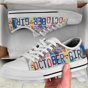 October License Plates Canvas Low Top Shoes Low Top Shoes Mens Women 2 vpyers.jpg