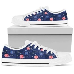 Peace And Love Elephant Low Top Shoes Low Top Shoes Mens Women 1 wvca8z.jpg